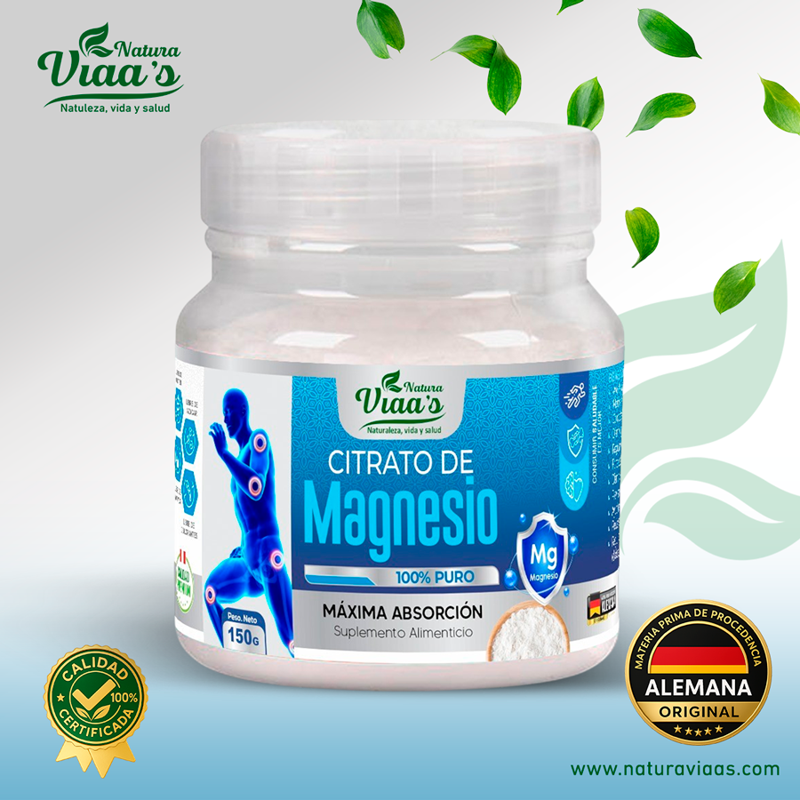 citrato de magnesio puro 100% – suplemento alimenticio