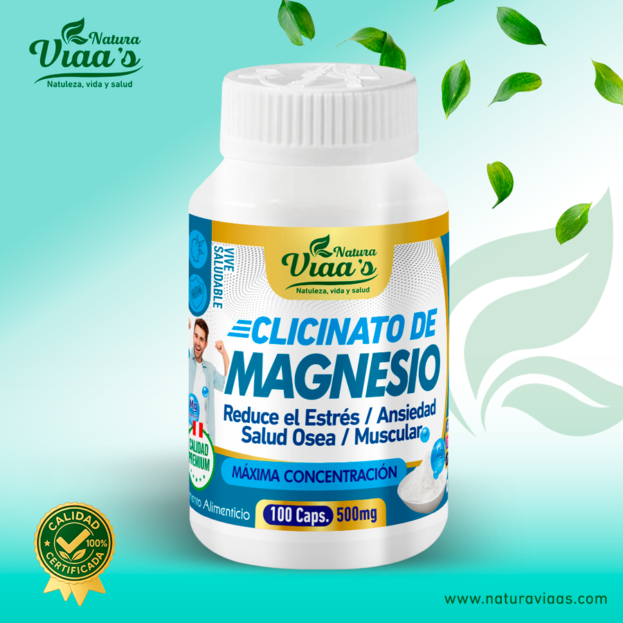 Glicinato de Magnesio - Máxima Concentración